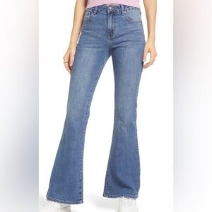 BP SZ 31 Flare Leg Mid Wash High  Rise Jeans